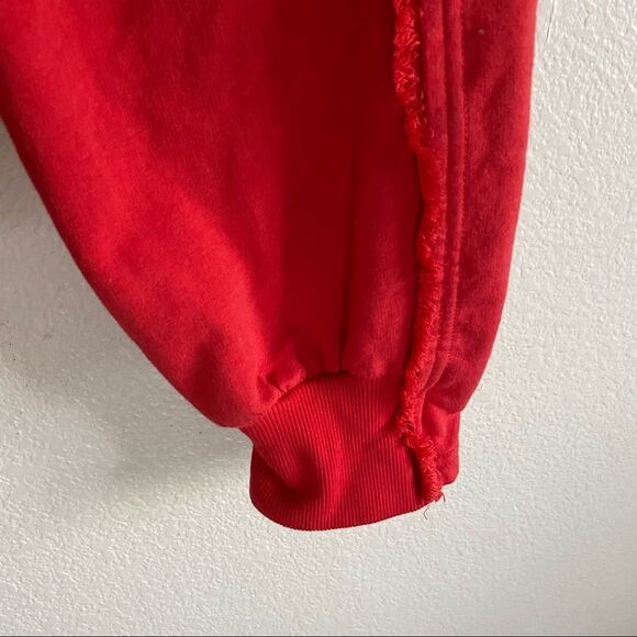 Free People FP Movement Where The Wind Blows Jogger Sweat Pants in Victory Red - Picture 7 of 10